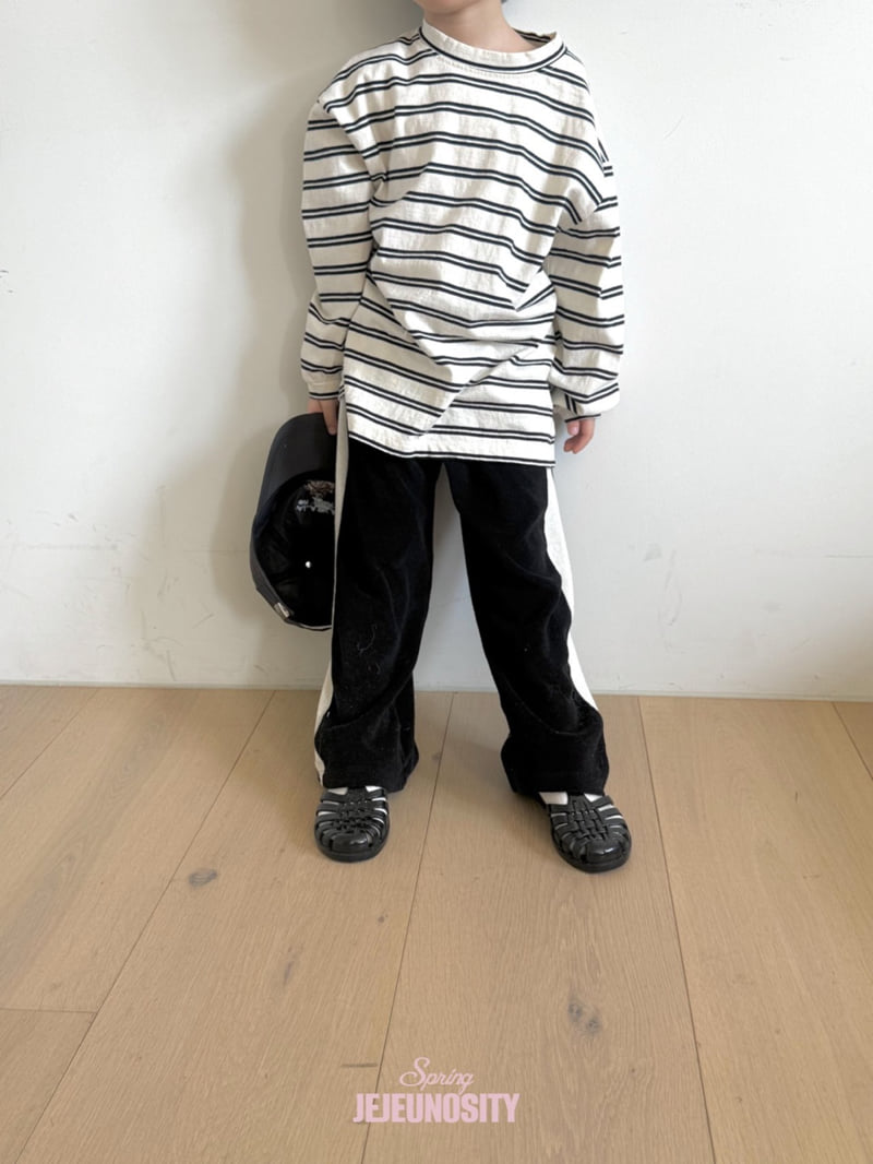 Jejeunosity - Korean Children Fashion - #minifashionista - Terry Track Pants - 12