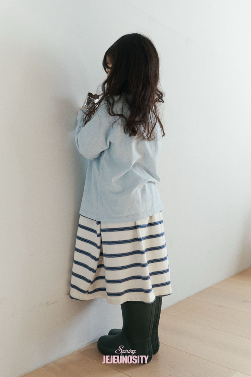 Jejeunosity - Korean Children Fashion - #stylishchildhood - Blue Skirt - 12