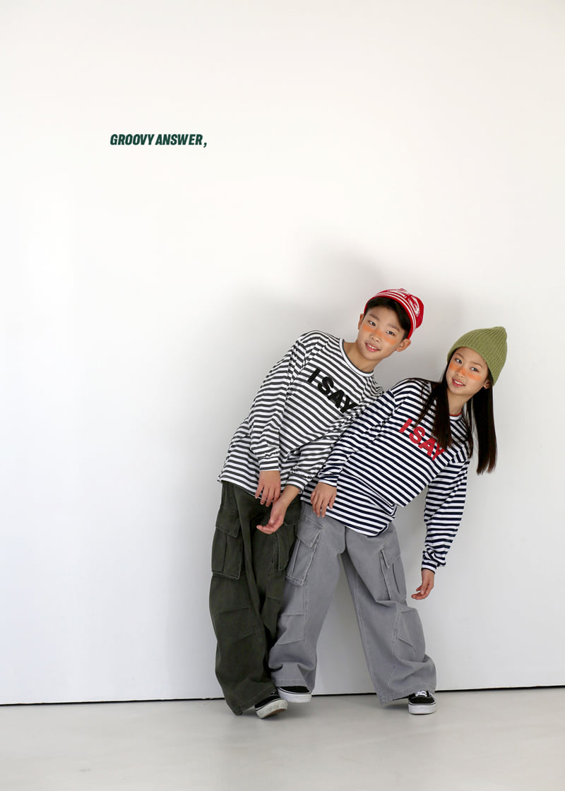 Jenny Basic - Korean Children Fashion - #Kfashion4kids - Say Stripe Tee - 10