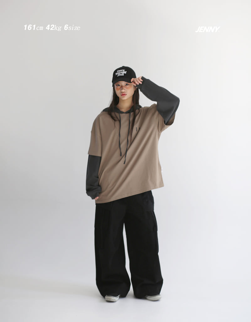Jenny Basic - Korean Children Fashion - #designkidswear - Zico Layered Hoodie - 5