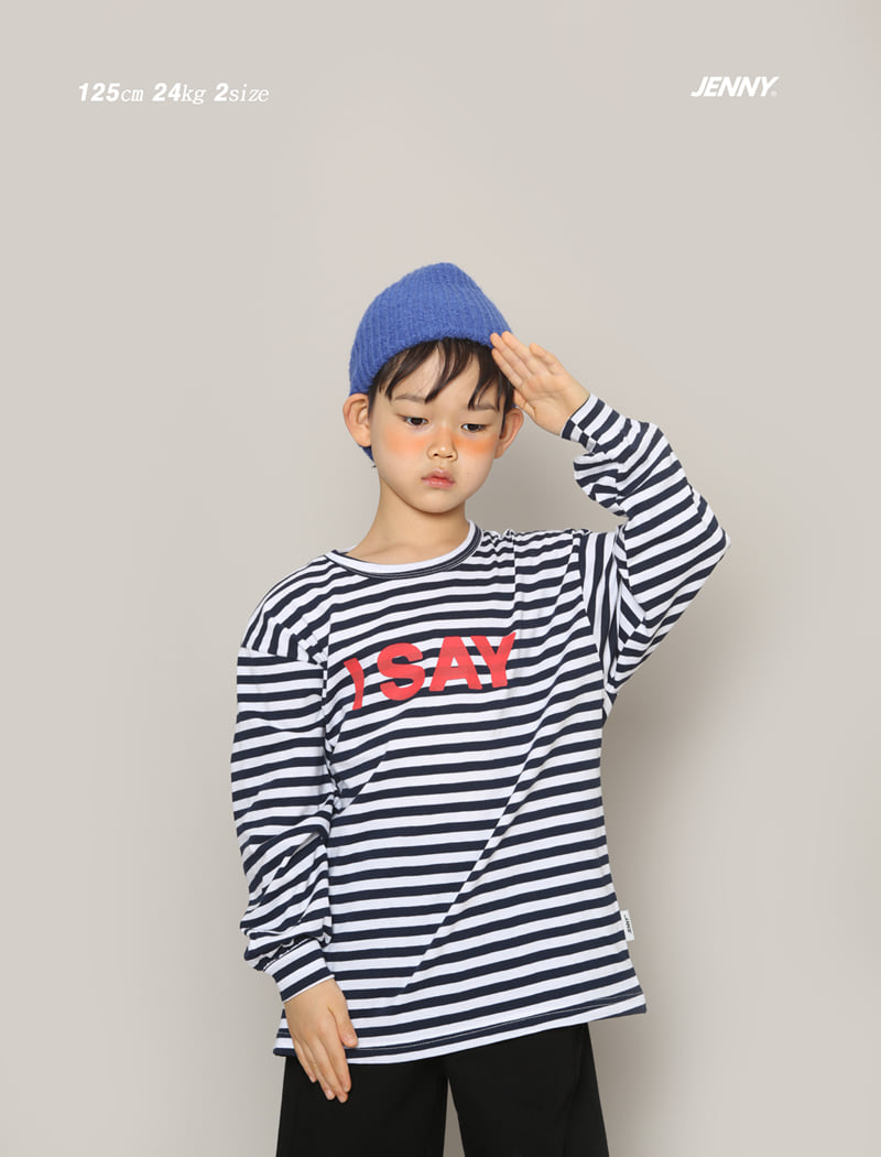 Jenny Basic - Korean Children Fashion - #childrensboutique - Say Stripe Tee - 4