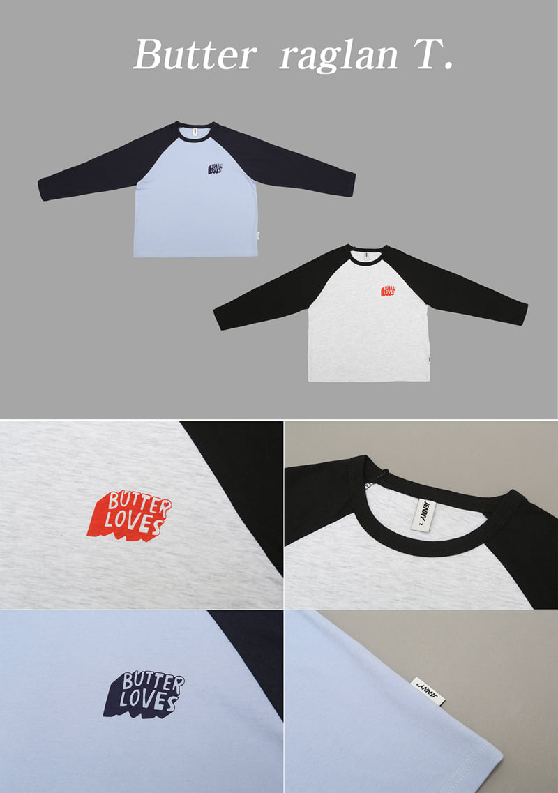 Jenny Basic - Korean Children Fashion - #designkidswear - Butter Raglan Tee - 11