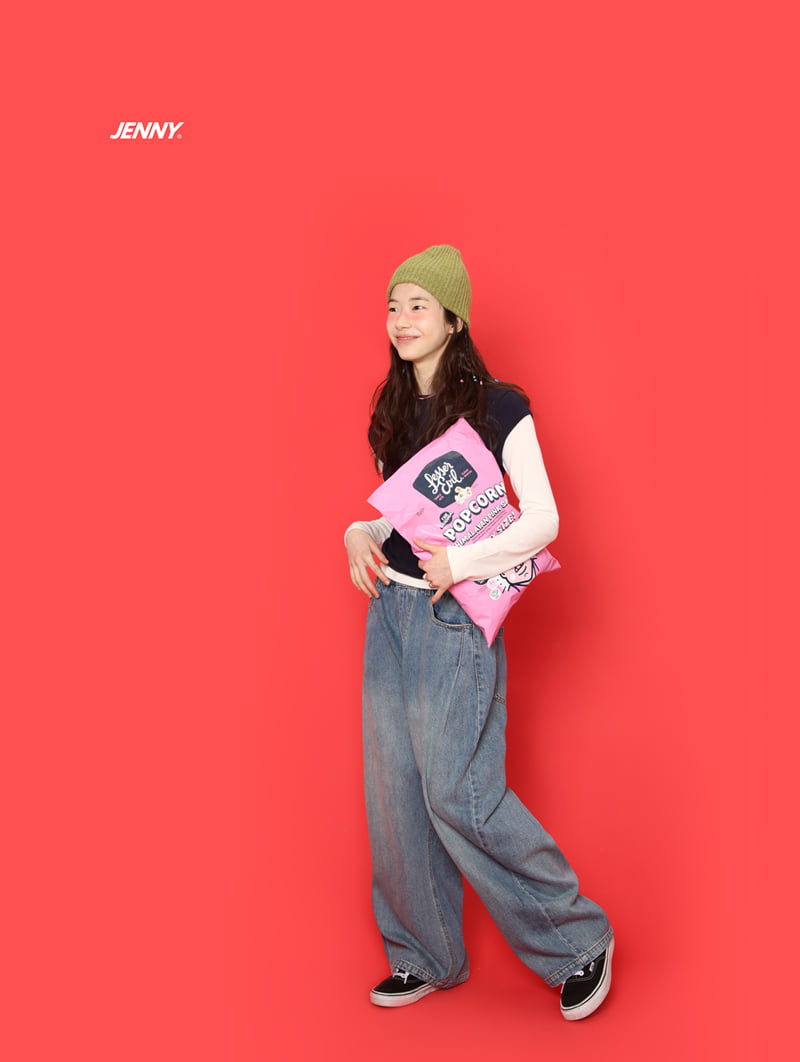 Jenny Basic - Korean Children Fashion - #designkidswear - 2604 Easy Denim Pants - 9