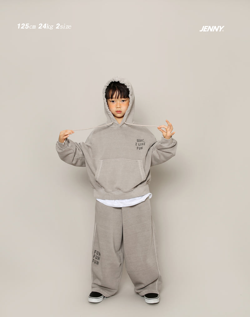 Jenny Basic - Korean Children Fashion - #kidsshorts - Fun Pigment Hoodie - 10