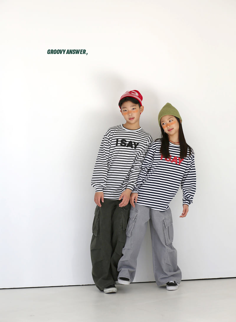 Jenny Basic - Korean Children Fashion - #kidzfashiontrend - Say Stripe Tee - 9