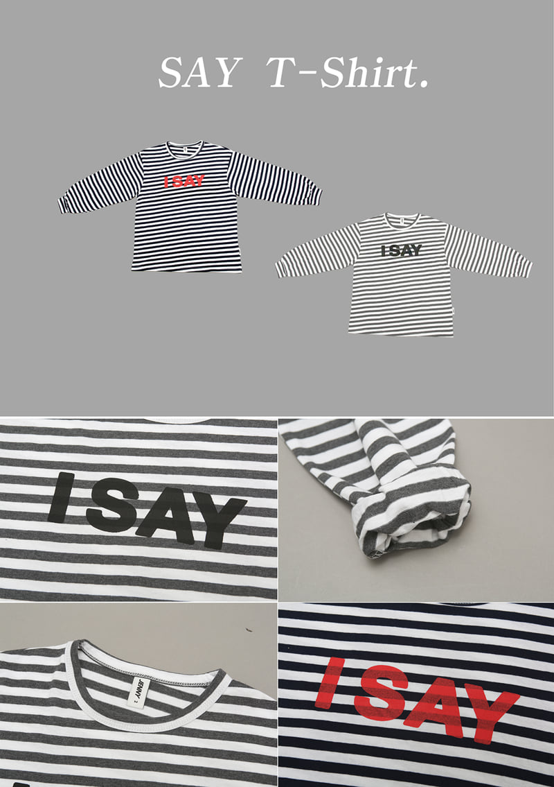 Jenny Basic - Korean Children Fashion - #littlefashionista - Say Stripe Tee - 11