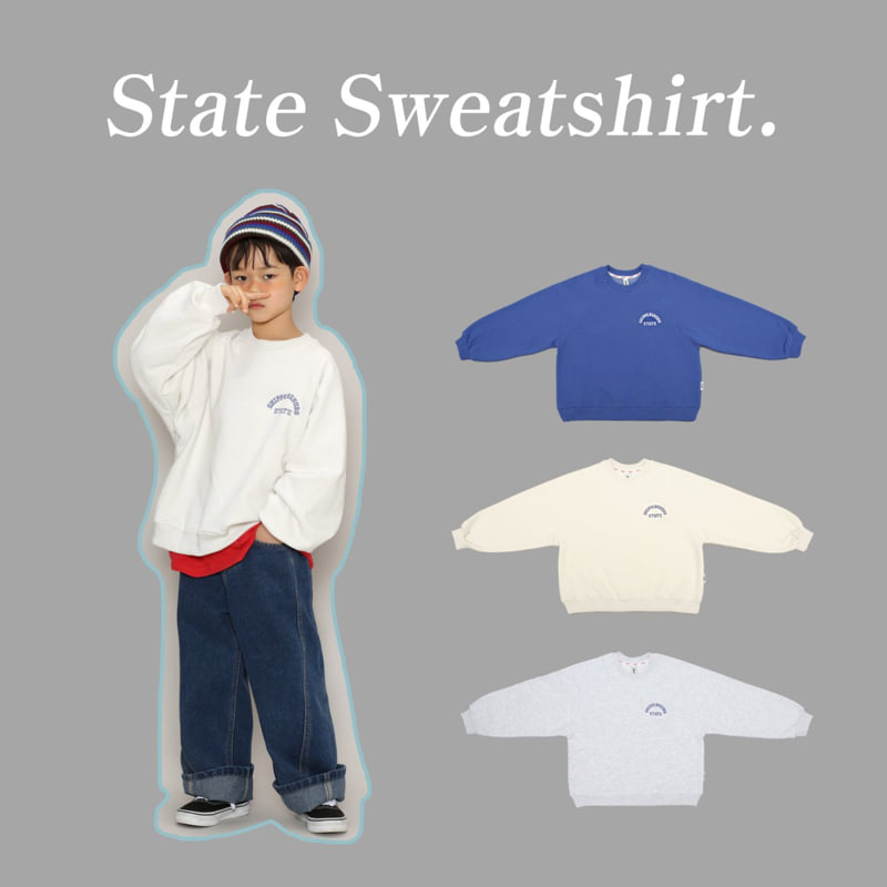 Jenny Basic - Korean Children Fashion - #minifashionista - State Sweatshirt