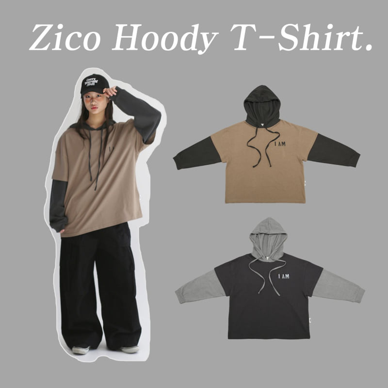 Jenny Basic - Korean Children Fashion - #toddlerclothing - Zico Layered Hoodie