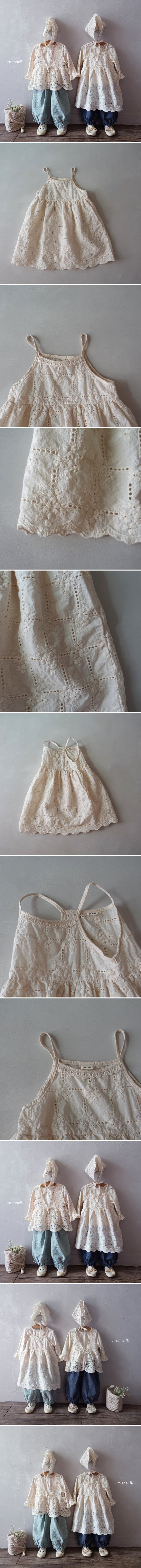 Jm Snail - Korean Children Fashion - #fashionkids - Chic Bear Bell Strap One-piece