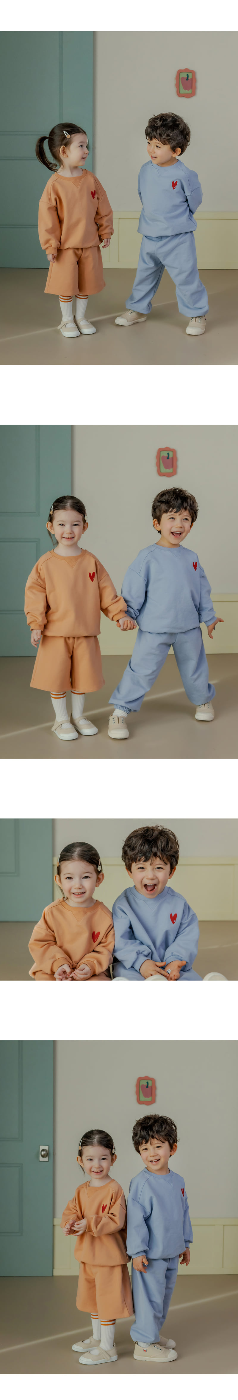 Kids Clara - Korean Baby Fashion - #babyboutique - Tapi Three-Piece Set Blue - 4