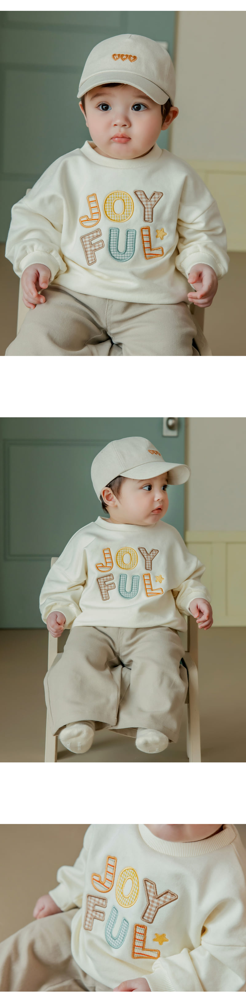 Kids Clara - Korean Baby Fashion - #babyboutique - Joyful Baby Sweatshirt - 2