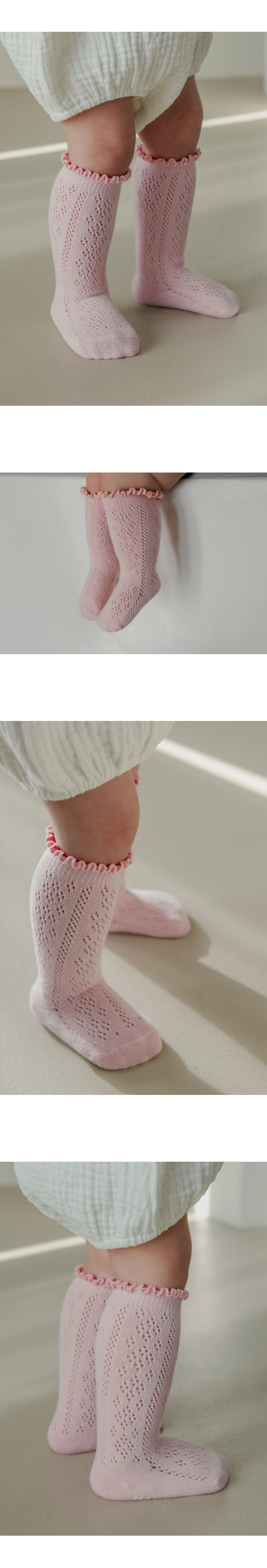 Kids Clara - Korean Baby Fashion - #babyboutique - Phoebe Baby Knee Socks (set of 5) - 3