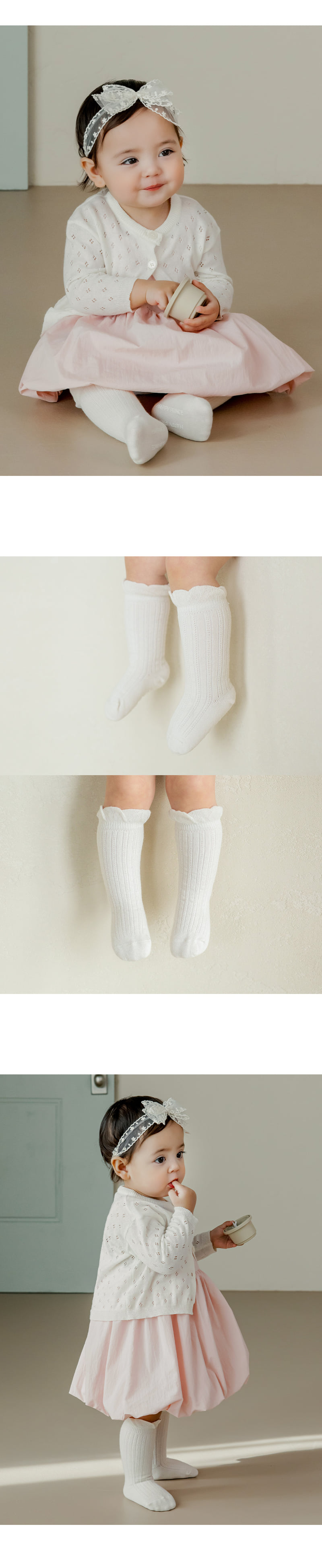 Kids Clara - Korean Baby Fashion - #babyboutique - Lisar Baby Knee Socks (set of 5) - 2