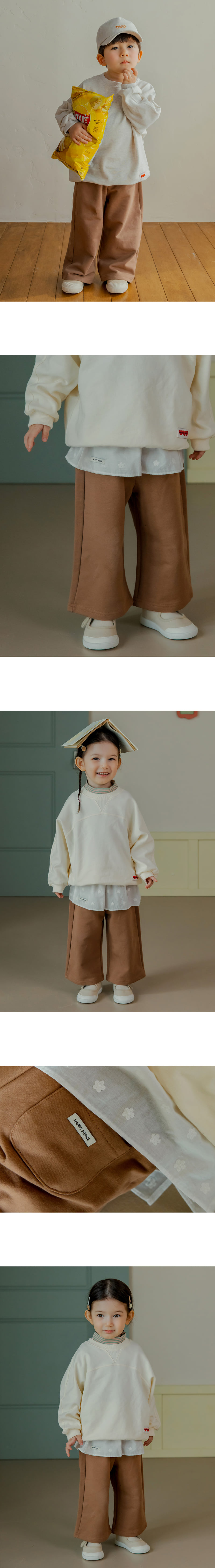 Kids Clara - Korean Baby Fashion - #babyboutiqueclothing - Dori Semi-Wide Pants - 3