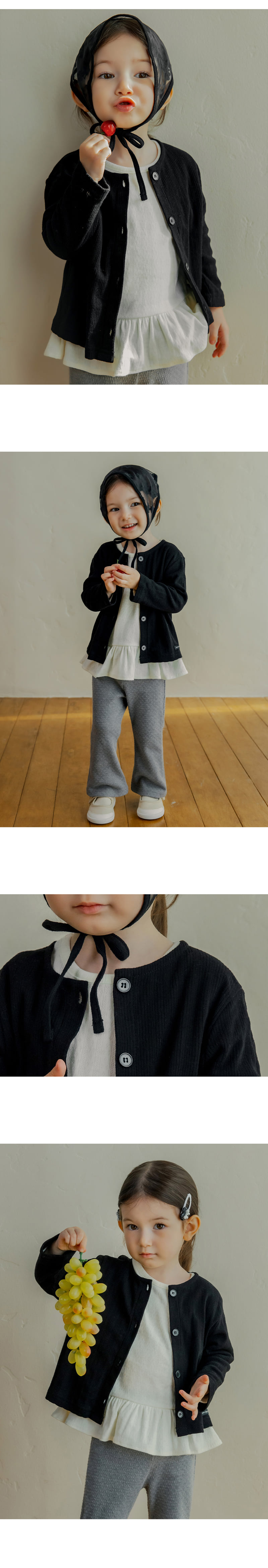Kids Clara - Korean Baby Fashion - #babyboutiqueclothing - Atier Cardigan - 2