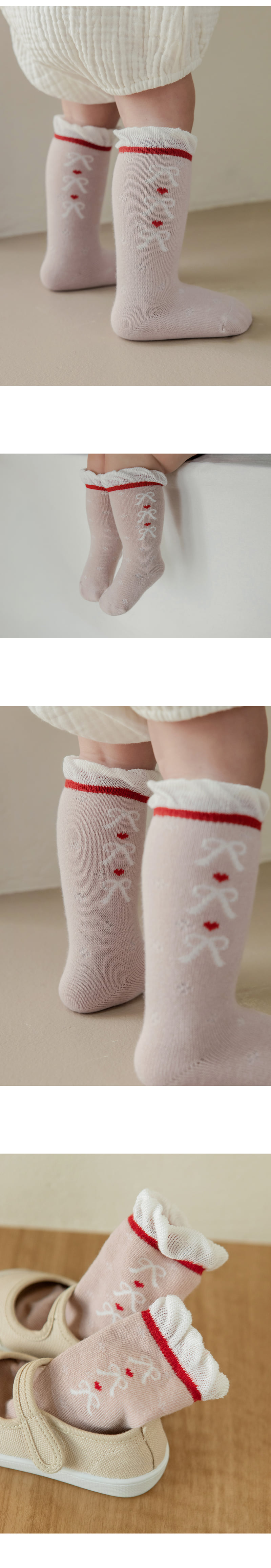 Kids Clara - Korean Baby Fashion - #babyboutiqueclothing - Haze Baby Knee Socks (set of 5) - 2