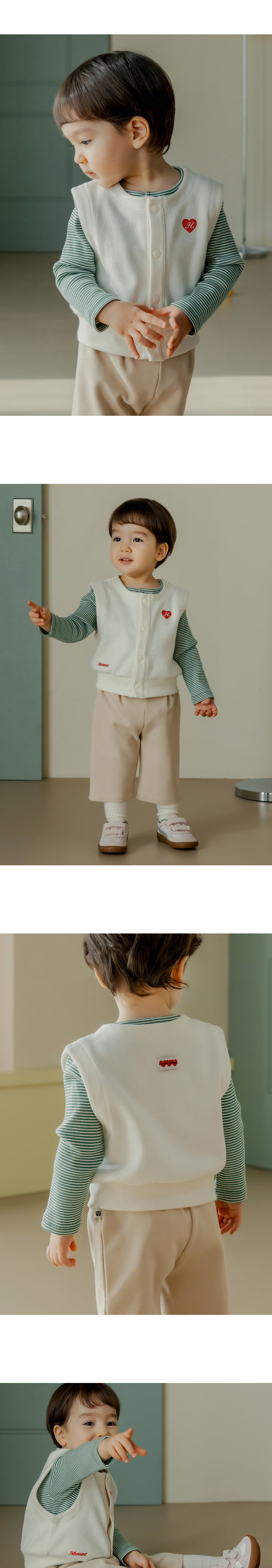 Kids Clara - Korean Baby Fashion - #babyclothing - Basil Tee - 5