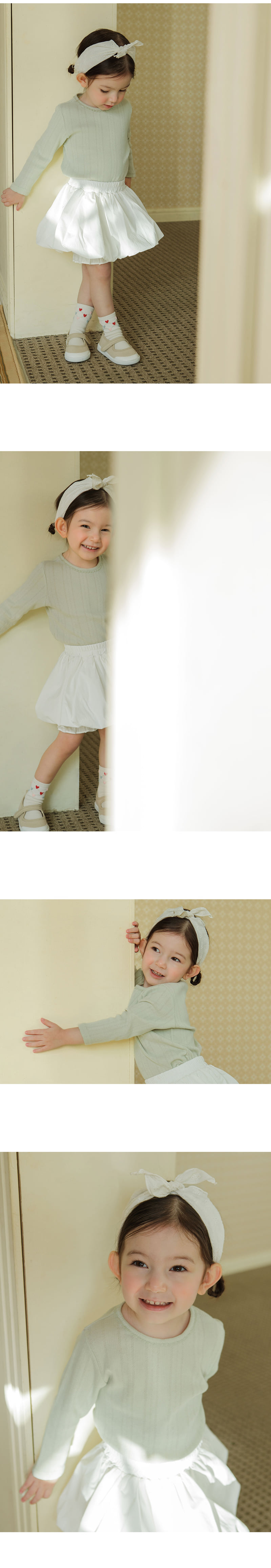 Kids Clara - Korean Baby Fashion - #babyclothing - Swell Eyelet Tee - 2