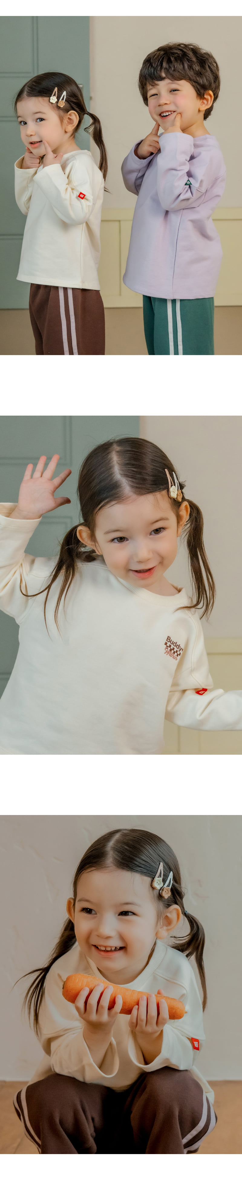 Kids Clara - Korean Baby Fashion - #babyclothing - Flossy Snap Hairpin Set (set of 5) - 4
