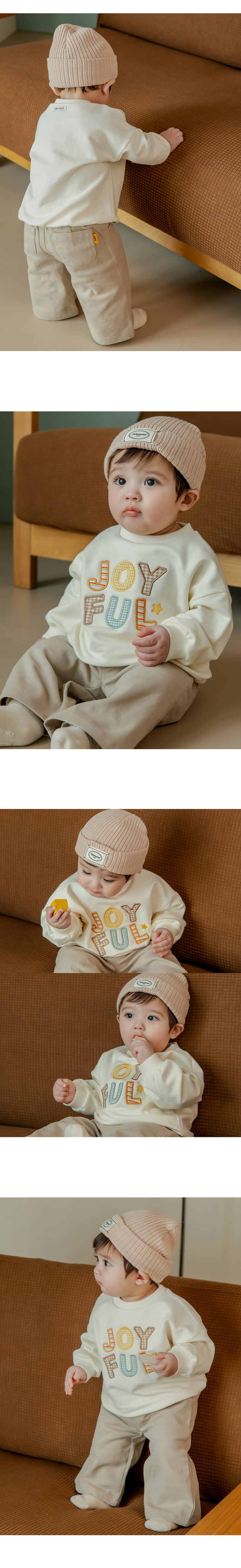Kids Clara - Korean Baby Fashion - #babyfashion - Joyful Baby Sweatshirt - 5