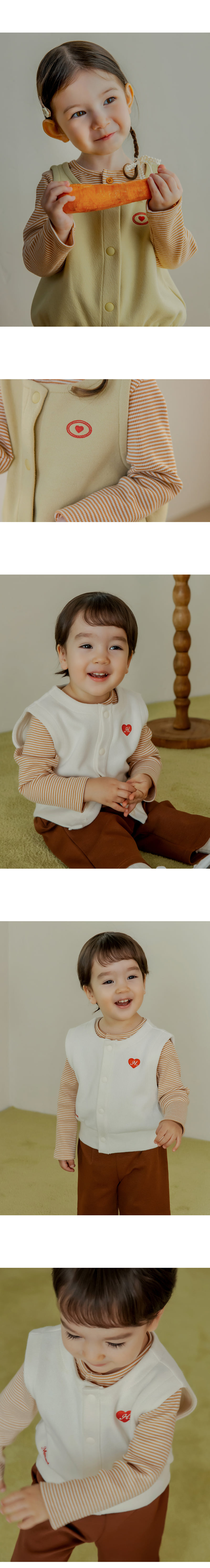 Kids Clara - Korean Baby Fashion - #babyfever - Basil Tee - 7