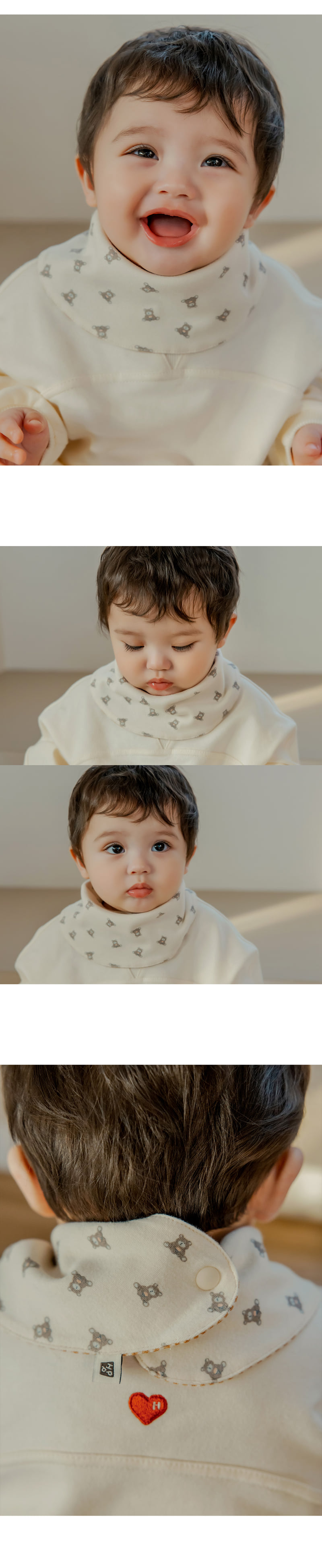 Kids Clara - Korean Baby Fashion - #babyfever - Olien Reversible Baby Banana Bib (set of 5) - 2