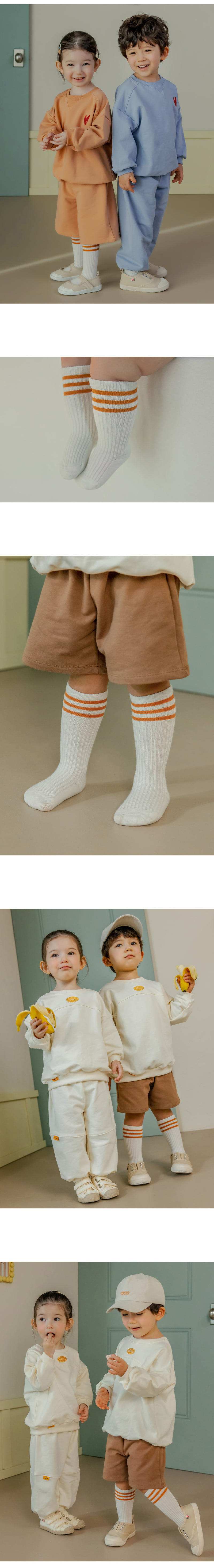 Kids Clara - Korean Baby Fashion - #babyfever - Bestie Knee Socks (set of 5) - 2