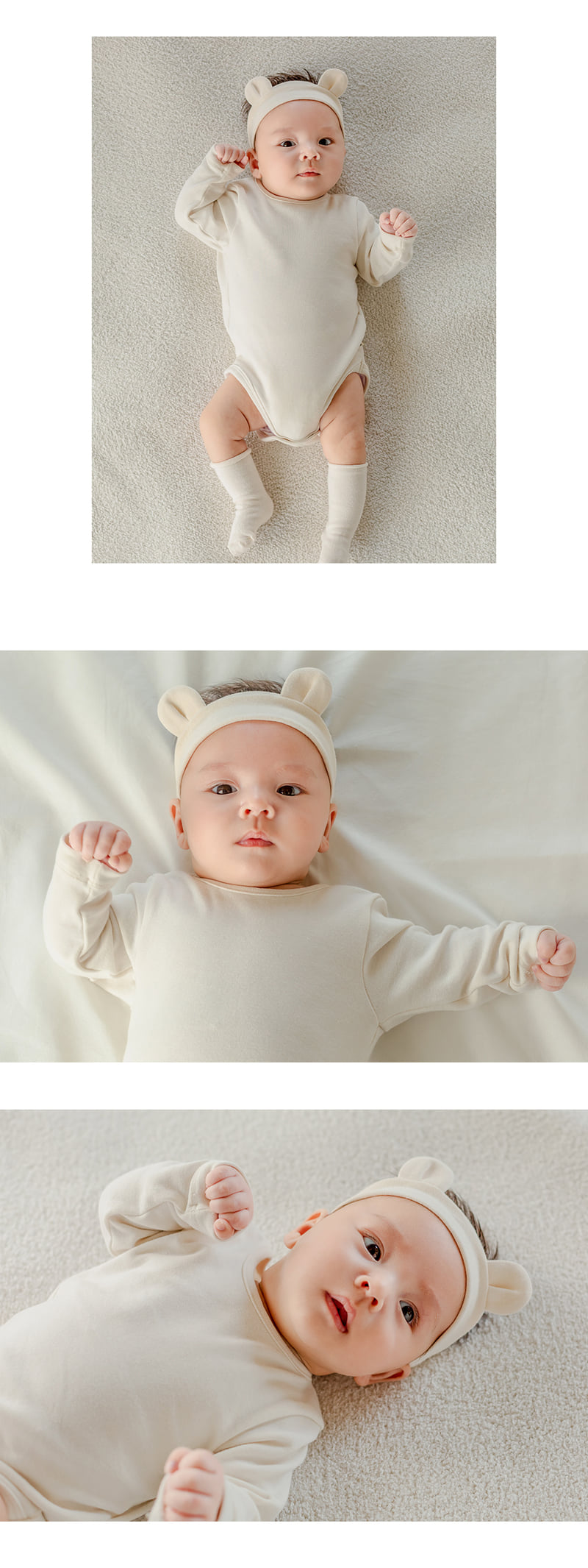 Kids Clara - Korean Baby Fashion - #babyfever - Smoothie Baby Hairband (set of 5) - 5