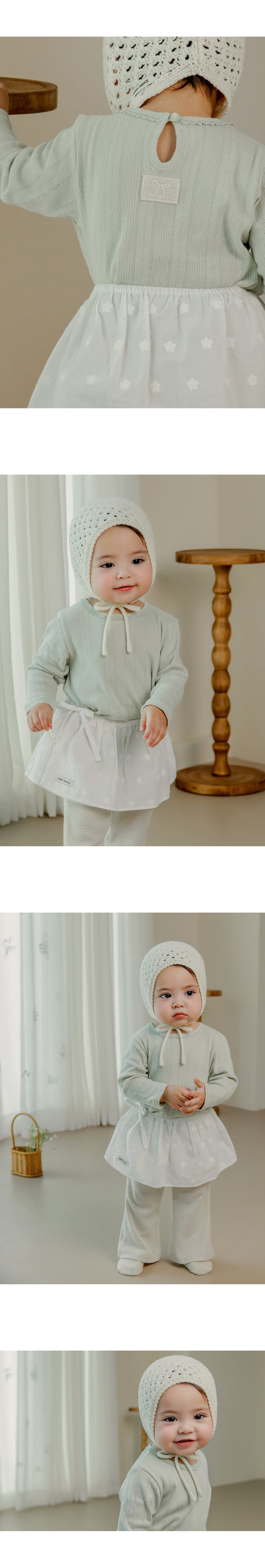 Kids Clara - Korean Baby Fashion - #babyfashion - Swell Eyelet Tee - 4