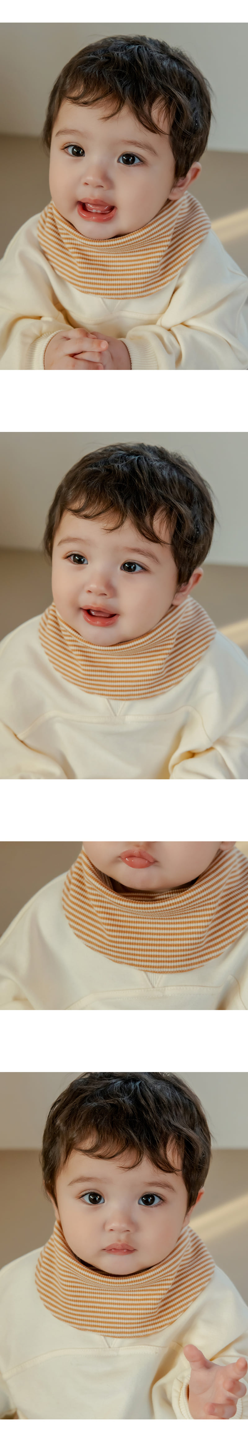 Kids Clara - Korean Baby Fashion - #babygirlfashion - Olien Reversible Baby Banana Bib (set of 5) - 3