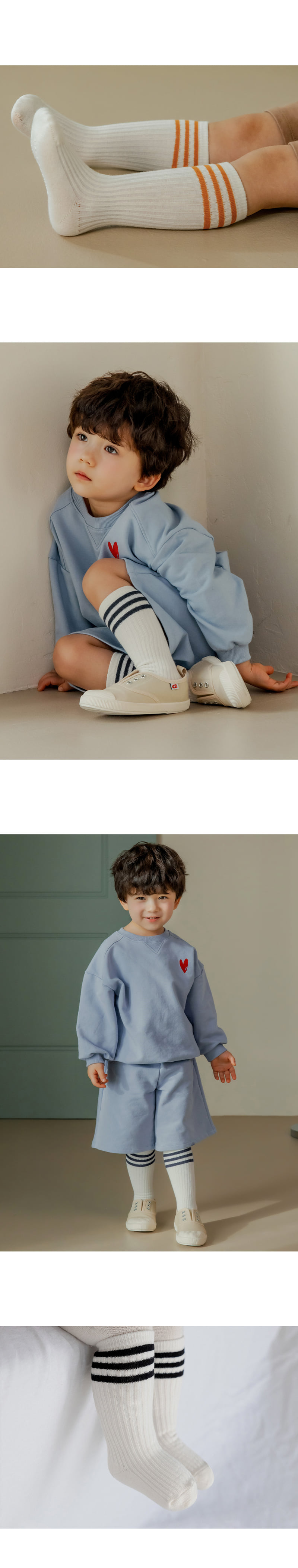Kids Clara - Korean Baby Fashion - #babygirlfashion - Bestie Knee Socks (set of 5) - 3