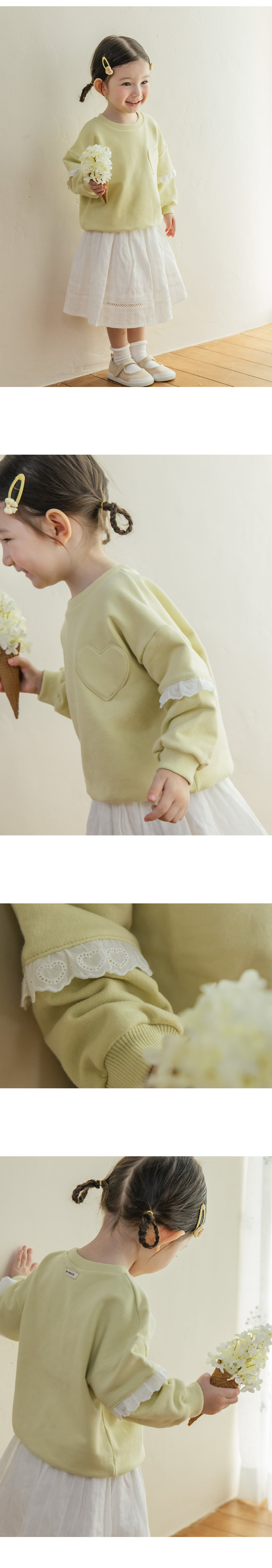 Kids Clara - Korean Baby Fashion - #babyfever - Idel Sweatshirt - 4