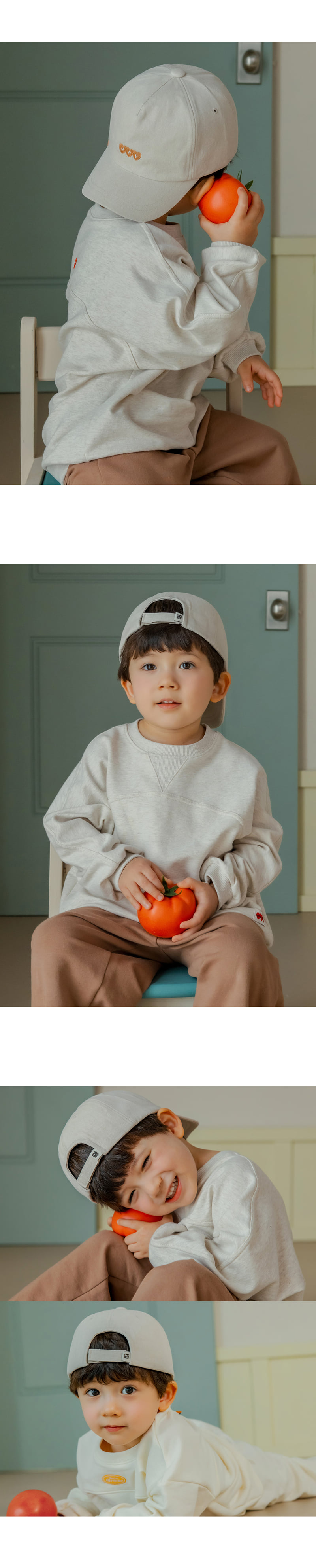 Kids Clara - Korean Baby Fashion - #babylifestyle - Jerry Pigment Ball Cap - 3