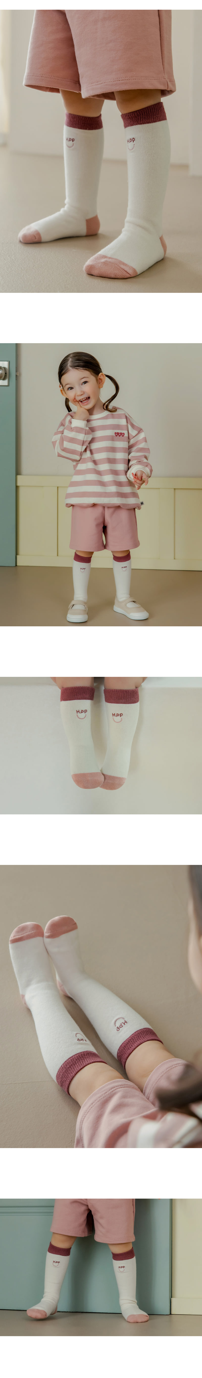 Kids Clara - Korean Baby Fashion - #babylifestyle - Ruby Knee Socks (set of 5) - 2