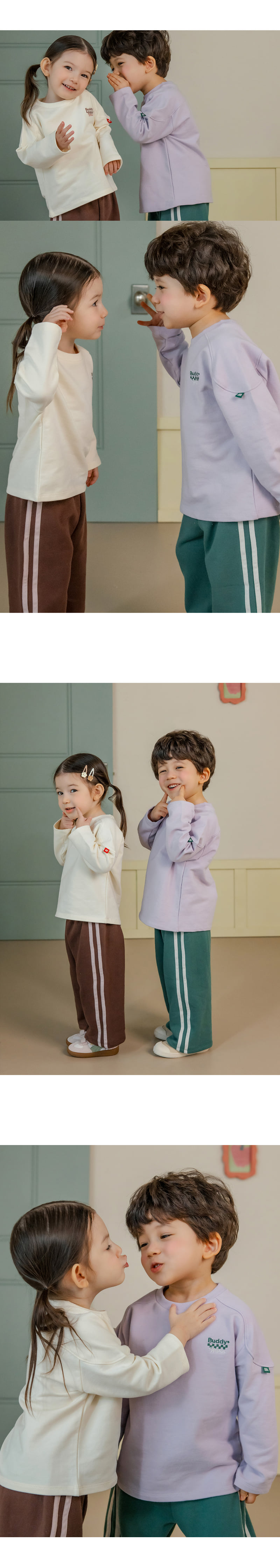 Kids Clara - Korean Baby Fashion - #babygirlfashion - Buddy Boo Set Purple - 4
