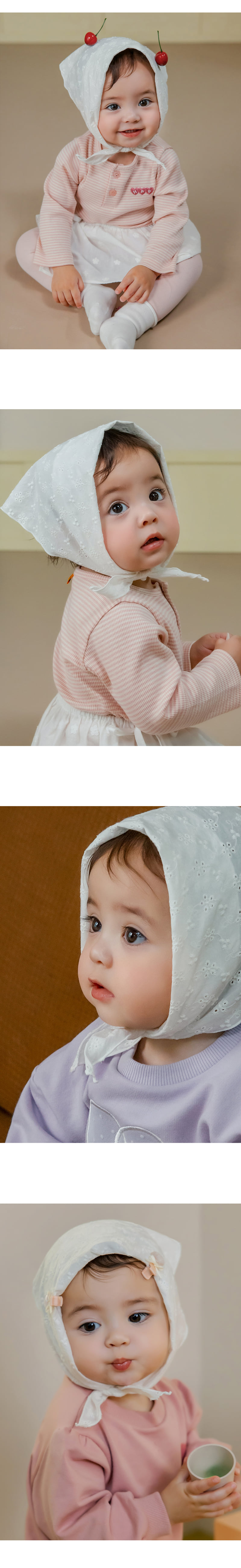 Kids Clara - Korean Baby Fashion - #babylifestyle - Reve Baby Hair Kerchief (set of 5) - 2