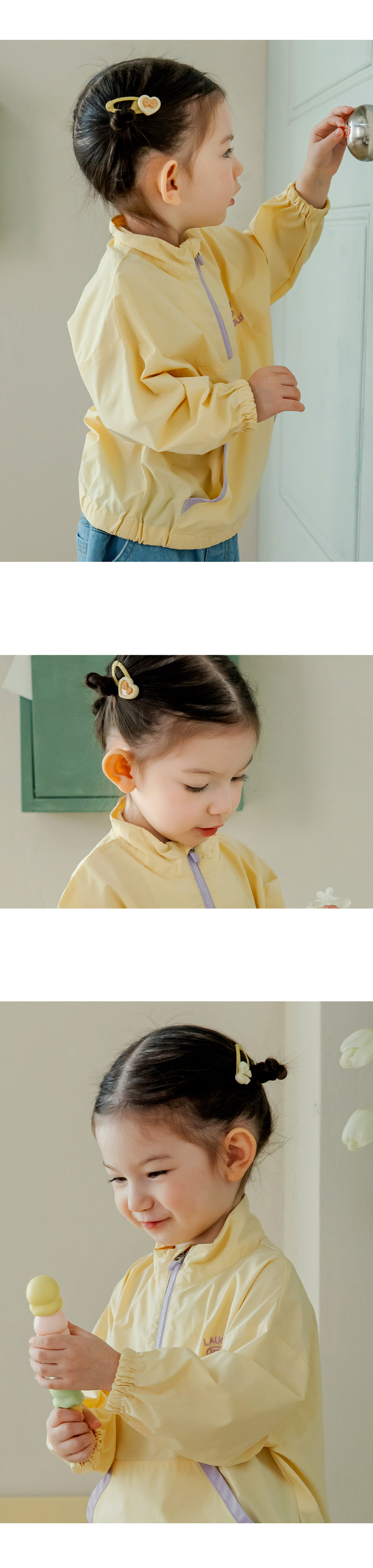 Kids Clara - Korean Baby Fashion - #babylifestyle - Idel Hairpin Set (set of 5) - 3
