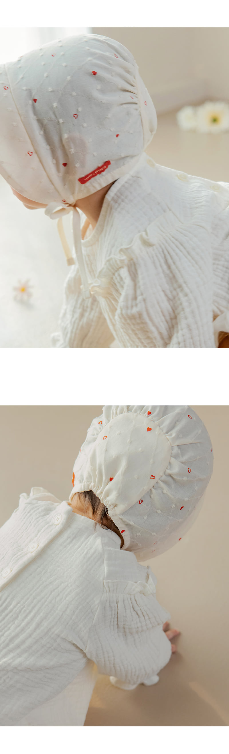 Kids Clara - Korean Baby Fashion - #babylifestyle - Ino Baby Bonnet - 3
