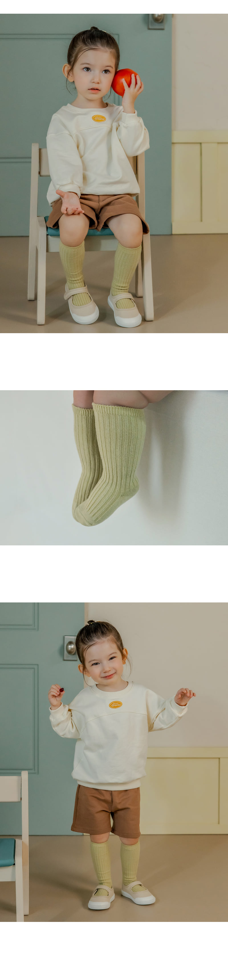Kids Clara - Korean Baby Fashion - #babyoninstagram - Totori Ribbed Knee Socks (set of 5) - 2