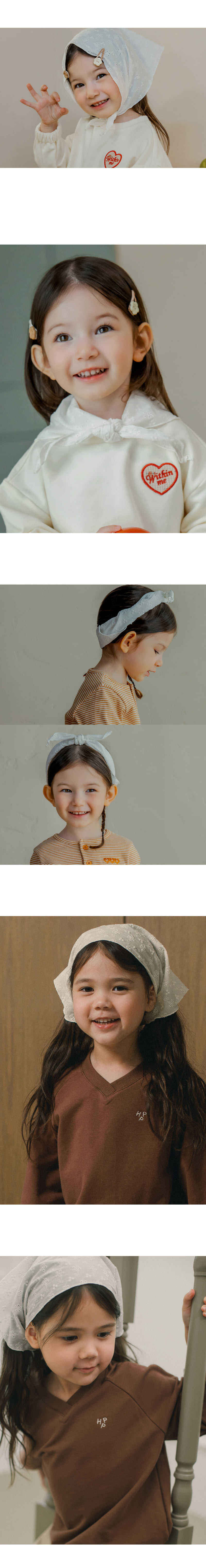 Kids Clara - Korean Baby Fashion - #babyoninstagram - Reve Baby Hair Kerchief (set of 5) - 3