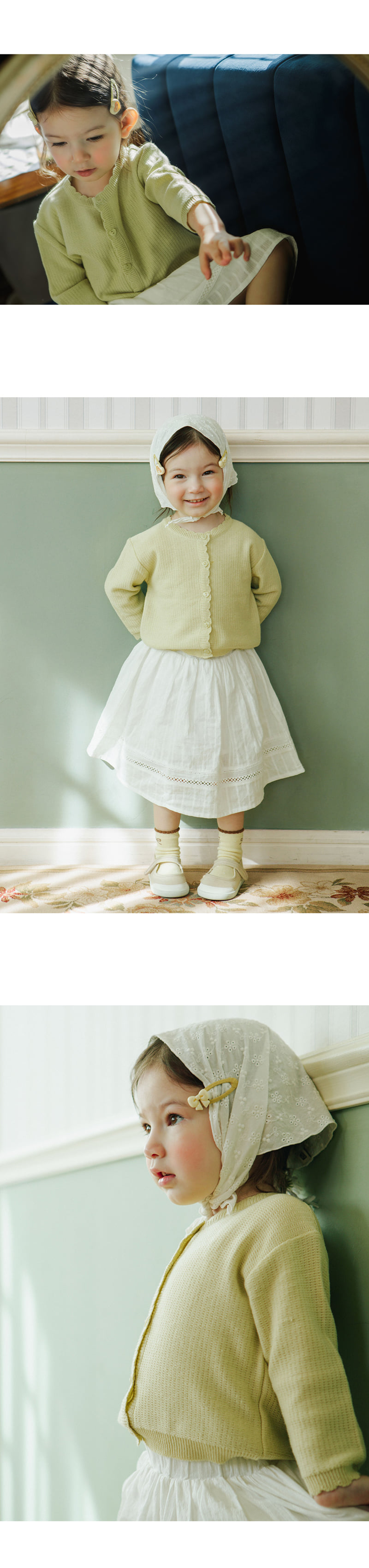 Kids Clara - Korean Baby Fashion - #babylifestyle - Fleur Knit Baby Cardigan - 4