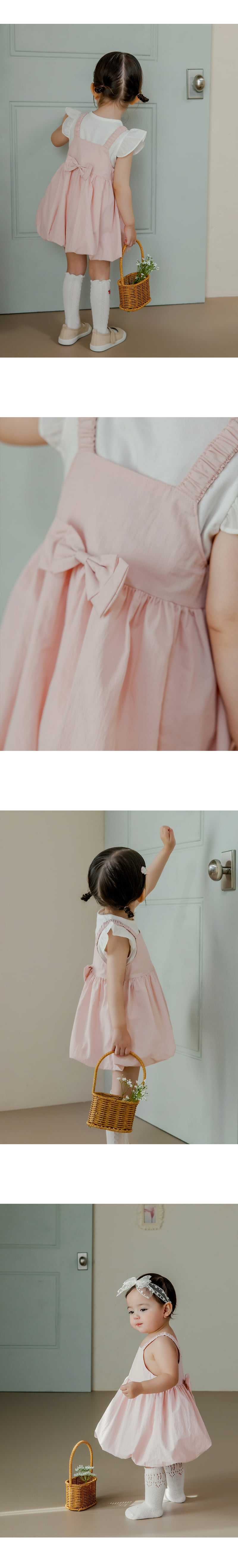 Kids Clara - Korean Baby Fashion - #babyoninstagram - Haze Balloon Baby One-piece - 3