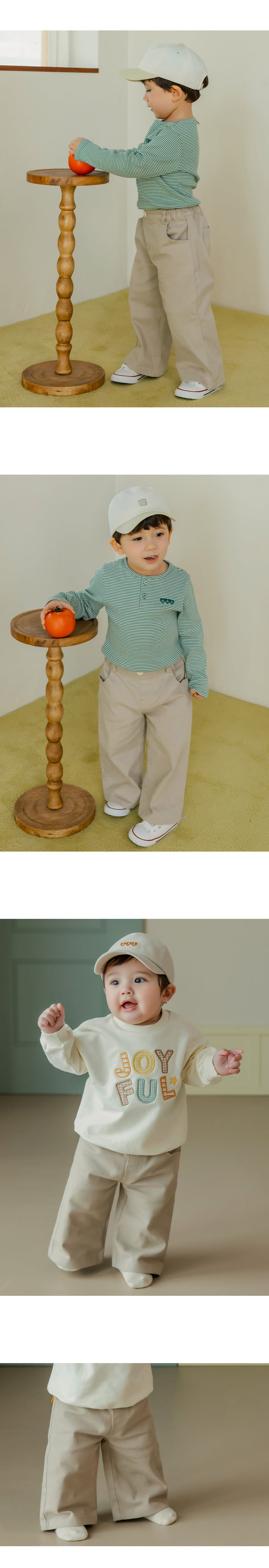Kids Clara - Korean Baby Fashion - #babyootd - Milk Wide Pants - 3