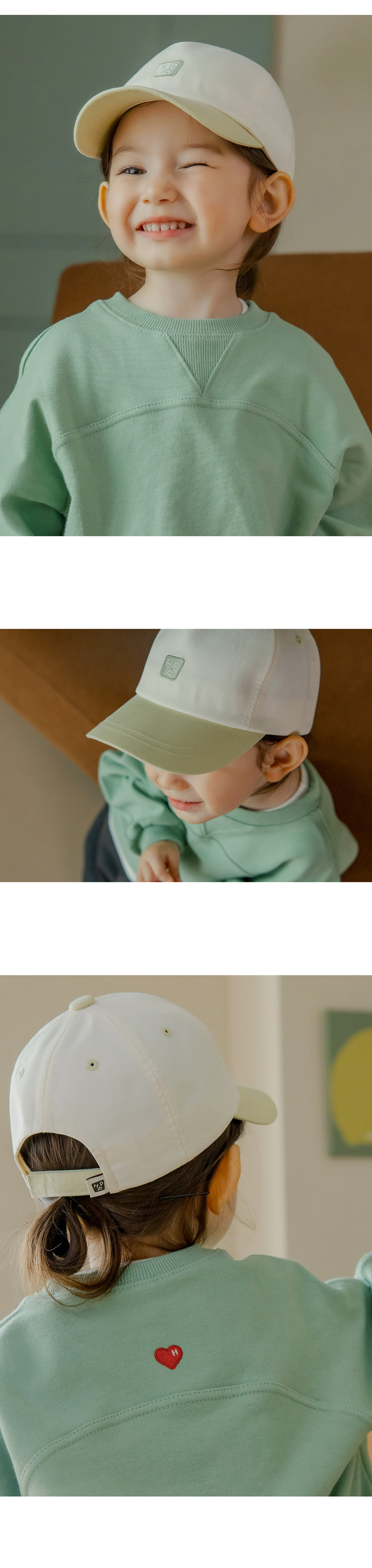 Kids Clara - Korean Baby Fashion - #babyootd - HPP Baby Ball Cap - 2