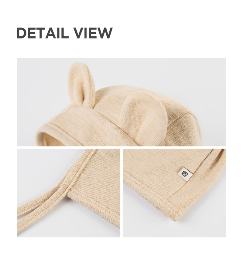 Kids Clara - Korean Baby Fashion - #babyootd - Bebe Bear Baby Bonnet - 8