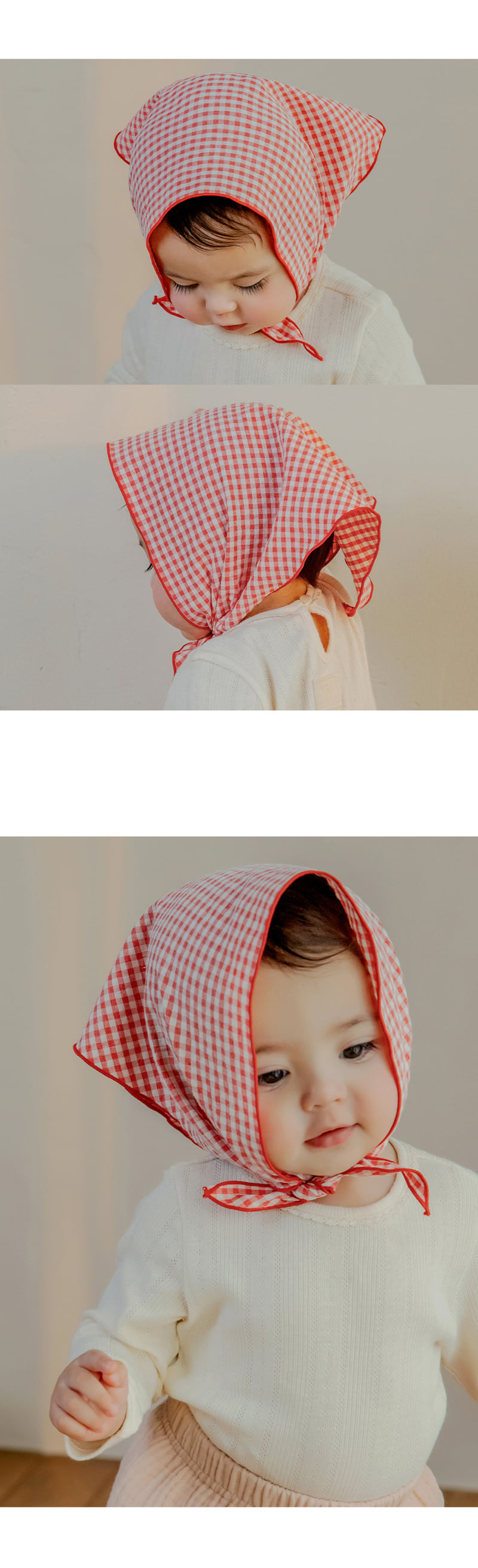 Kids Clara - Korean Baby Fashion - #babyootd - Juicy Baby Hair Kerchief (set of 5) - 3