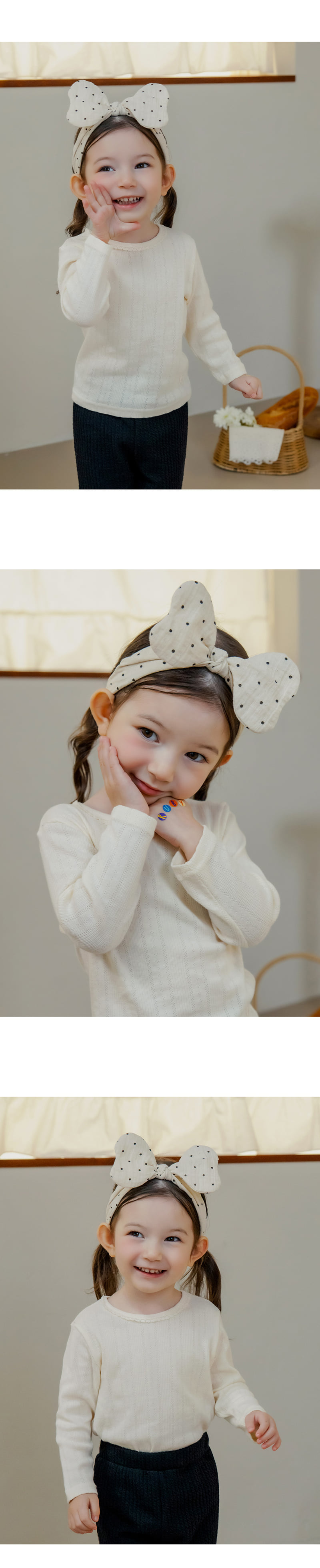 Kids Clara - Korean Baby Fashion - #babyootd - Swell Eyelet Tee - 8