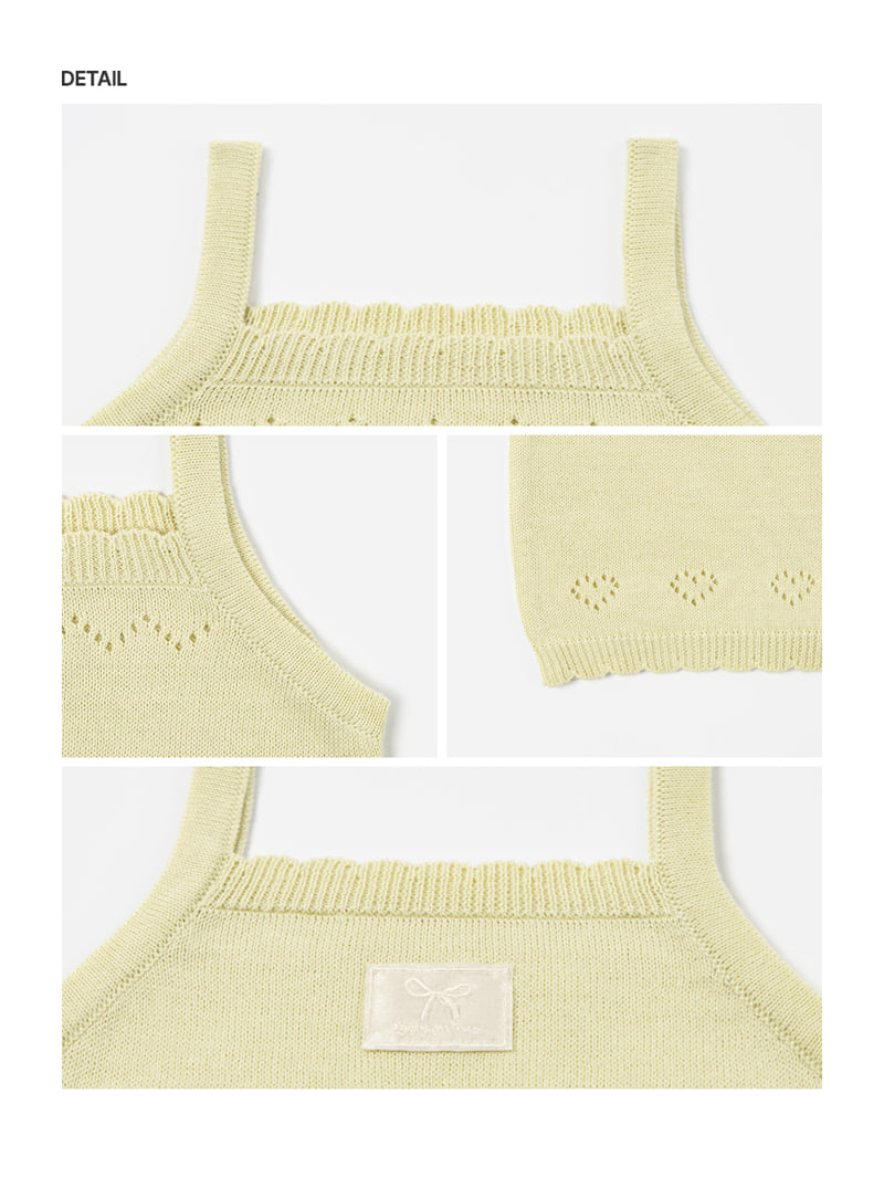 Kids Clara - Korean Baby Fashion - #babyootd - Fleur Knit Baby Bustier - 6