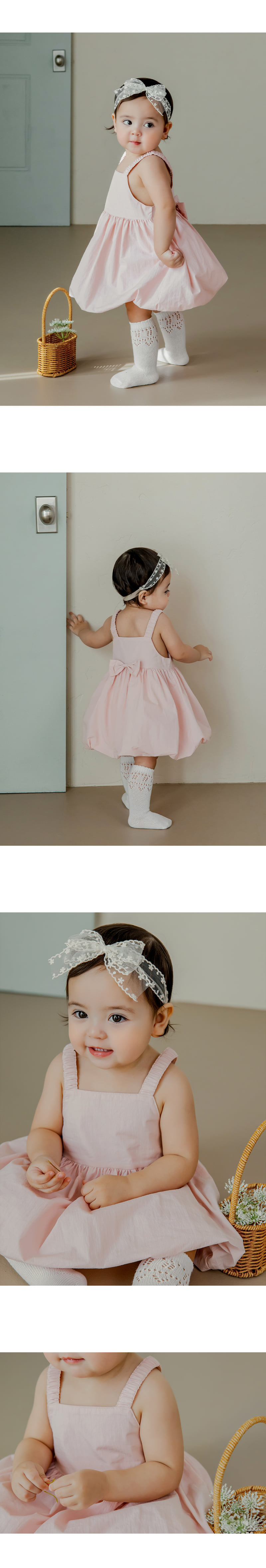 Kids Clara - Korean Baby Fashion - #babyoninstagram - Haze Balloon Baby One-piece - 4