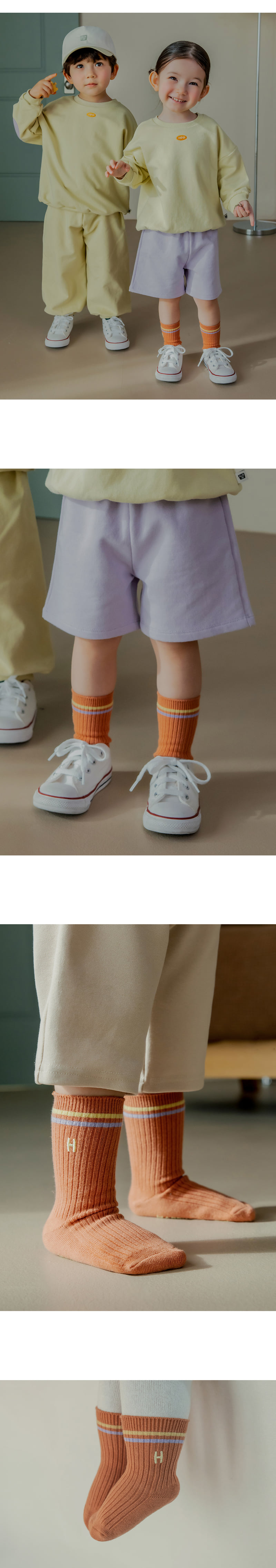 Kids Clara - Korean Baby Fashion - #babyoutfit - Bibi Socks (set of 5) - 2